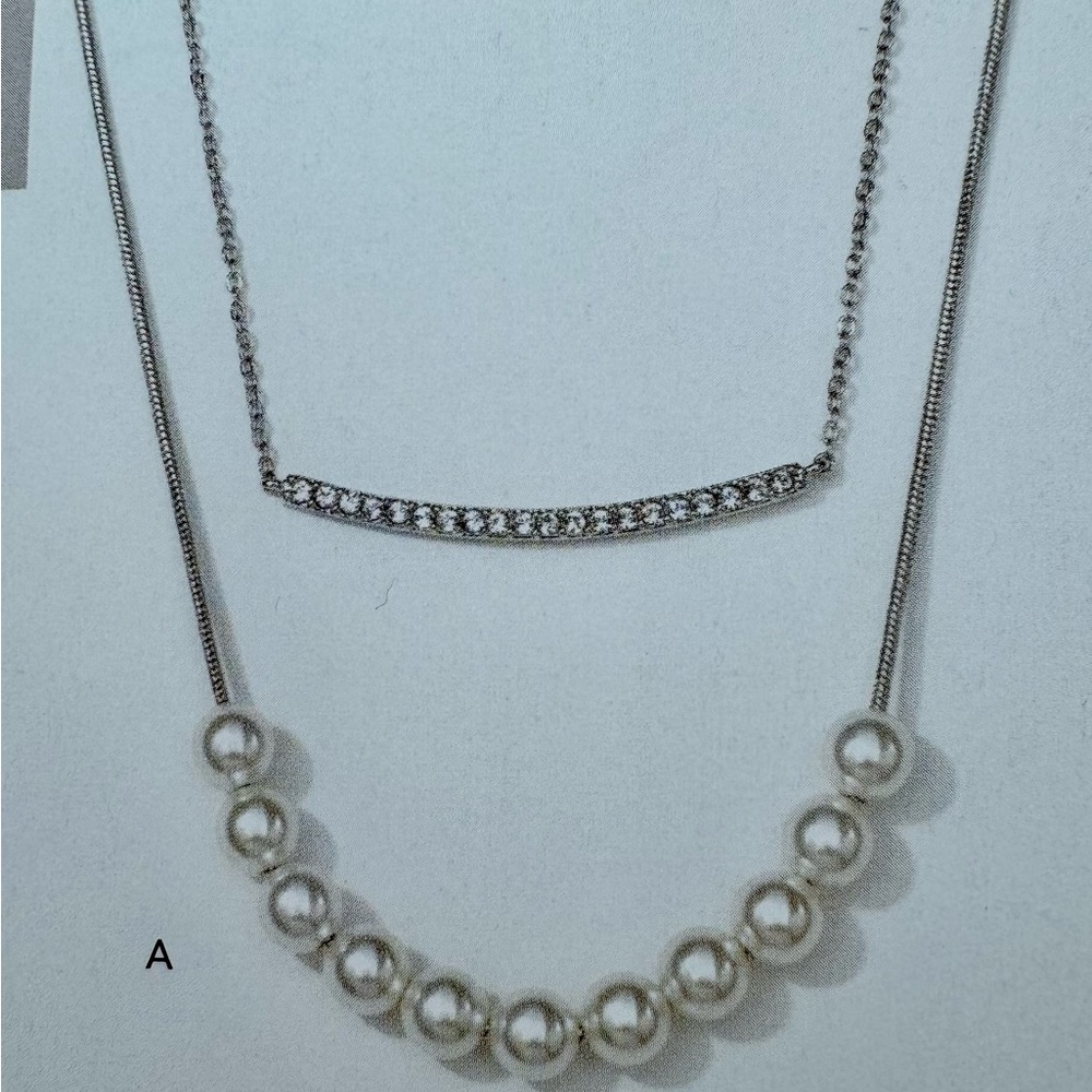 Touchdown Crystal by Swarovski, Get in line necklace, NIB